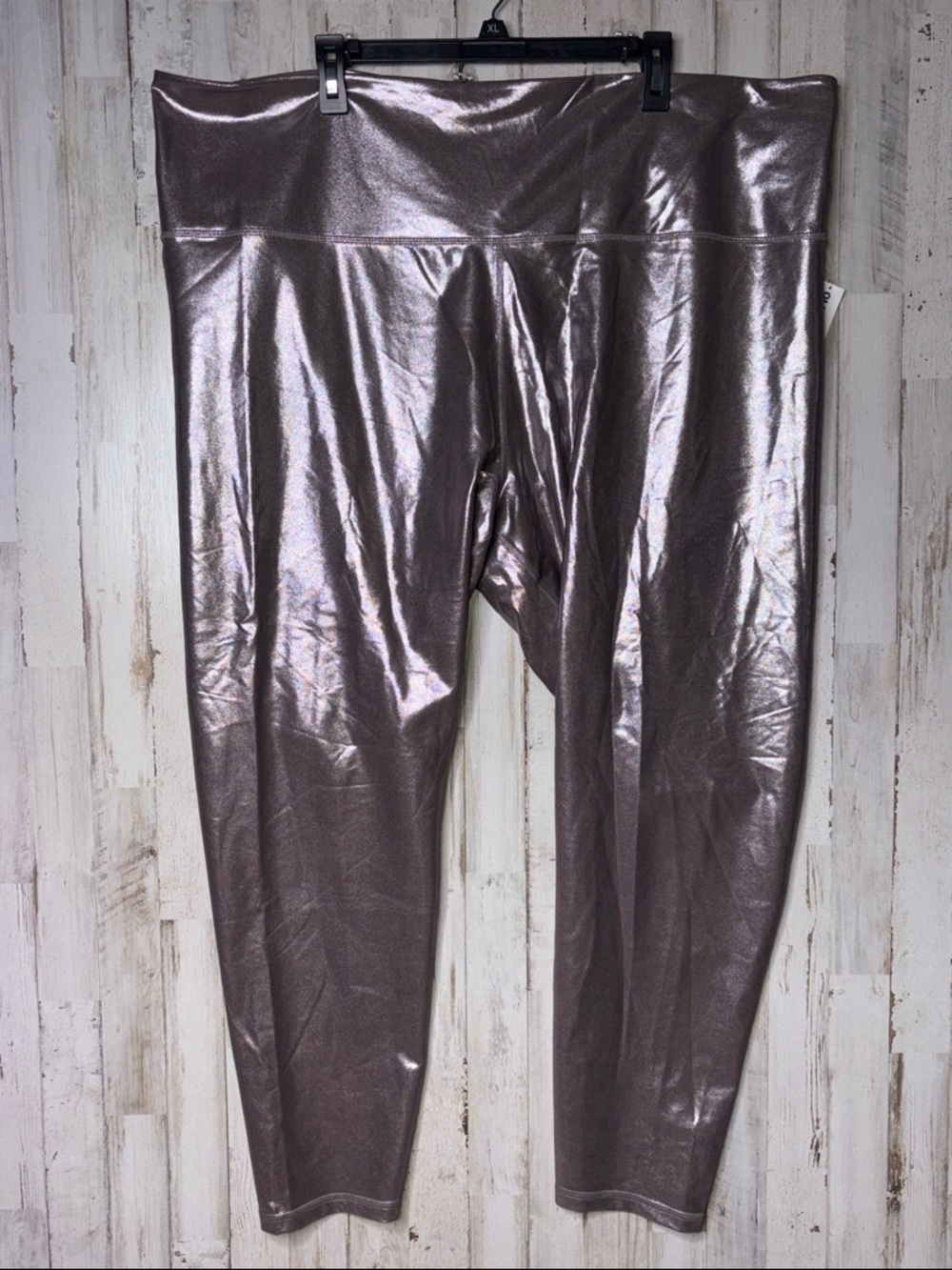 Old Navy Active Powersoft Extra High Rise Metallic Shimmery Leggings 4X
